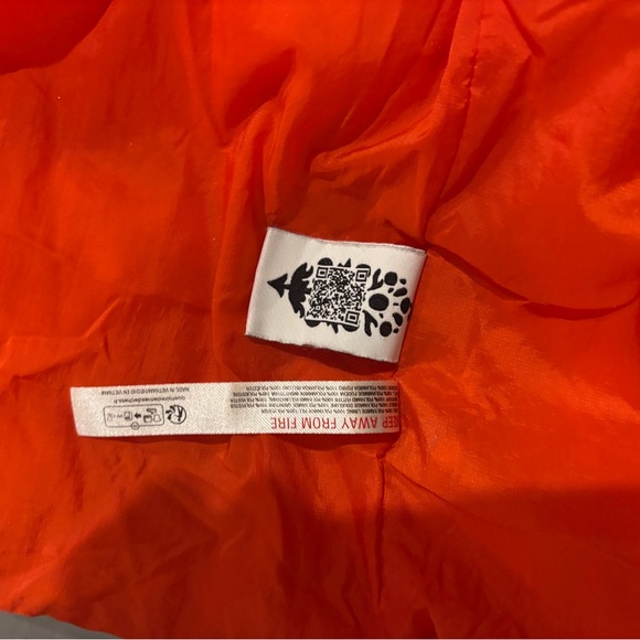 Free People Movement In a Bubble Red Orange Puffer Vest - Picture 5 of 10